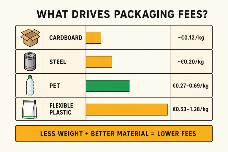 Infographic: How a packaging fee reaches your invoice