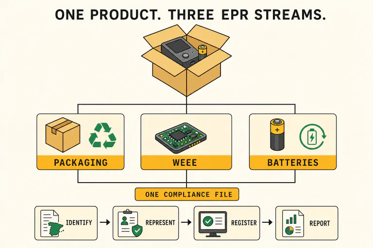 Infographic: From first Spanish sale to a defensible EPR file