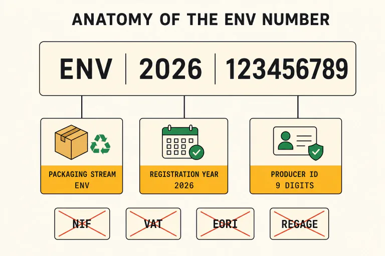 Infographic: The ENV number journey