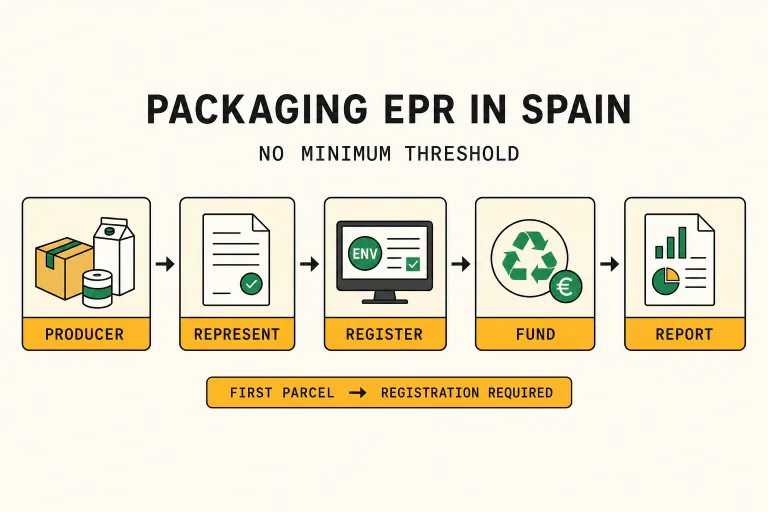 Infographic: The Spanish packaging EPR chain