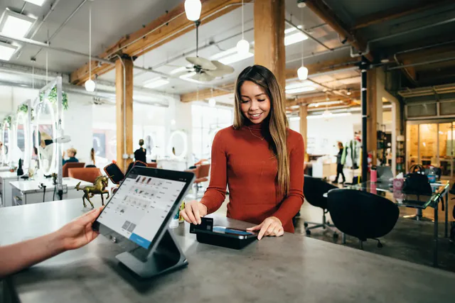 Direct-to-consumer brand preparing online orders